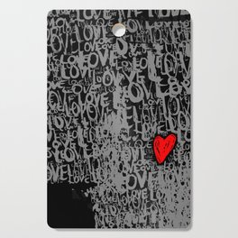 The Love Concept Cutting Board