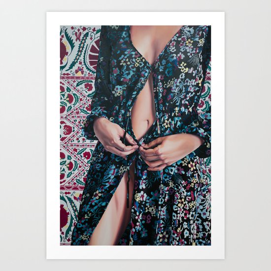No title VI (Purple) Art Print
