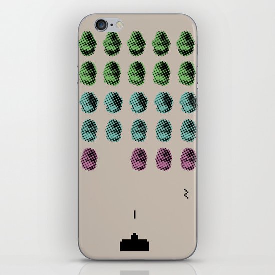 Faceinvaders iPhone & iPod Skin
