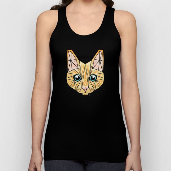 orange cat Unisex Tank Top