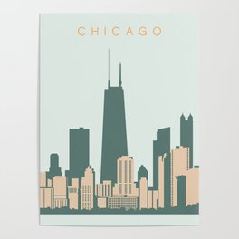 Chicago Cityscape Poster