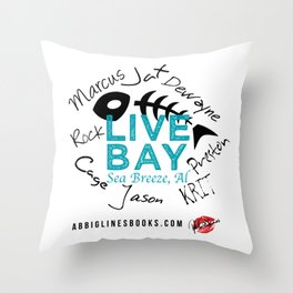 Live Bay Sea Breeze, AL Throw Pillow