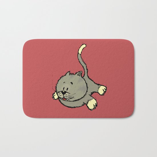 I always land on my feet Bath Mat