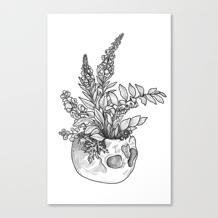 Deadly Herbs Canvas Print