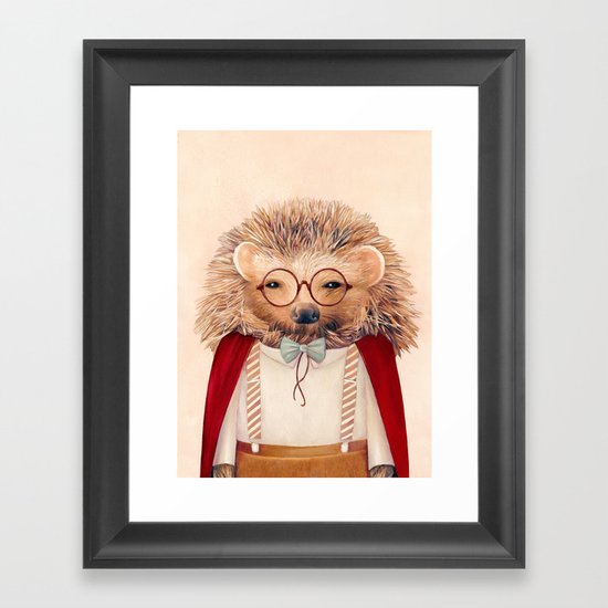 Hedgehog Framed Art Print