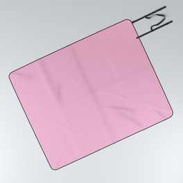 From The Crayon Box – Cotton Candy Pink - Pastel Pink Solid Color Picnic Blanket