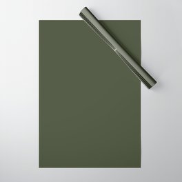 Dark Natural Green Wrapping Paper