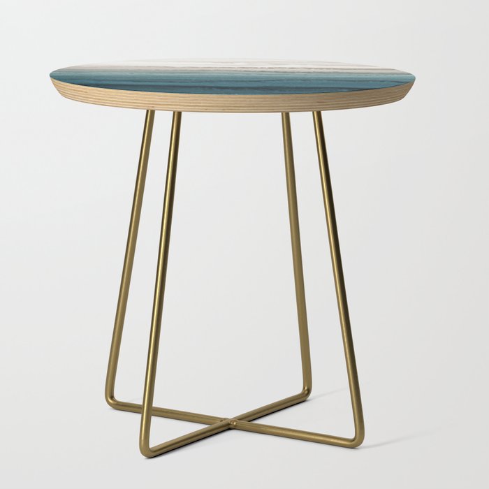 WITHIN THE TIDES - CRASHING WAVES TEAL Side Table