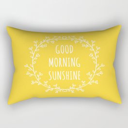 Good Morning Sunshine Rectangular Pillow