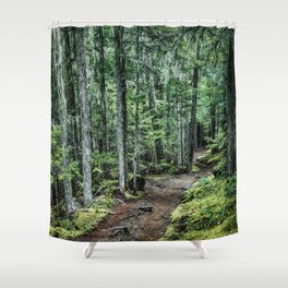 Nature Landscape Forest Trail Shower Curtain