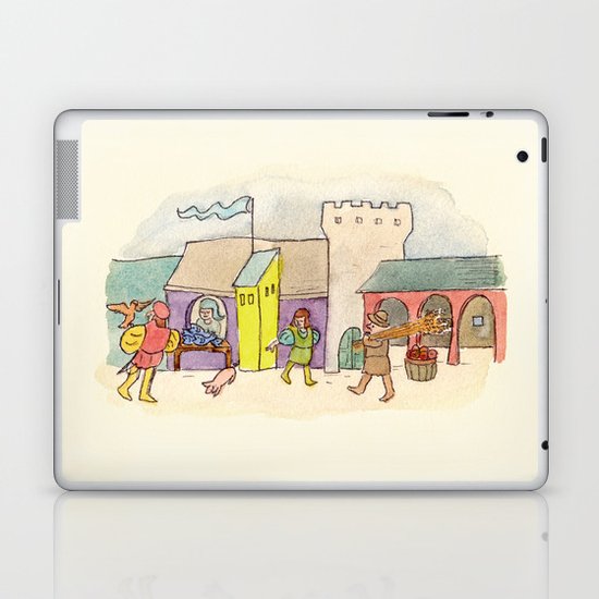 A Day at the Market Laptop & iPad Skin