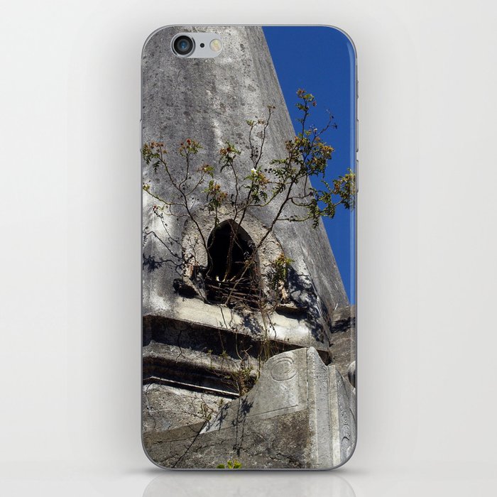 Argentina Photography - Old Church Overgrown By Plants iPhone Skin