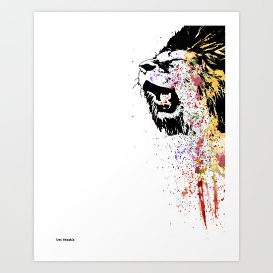 Lion Art Print