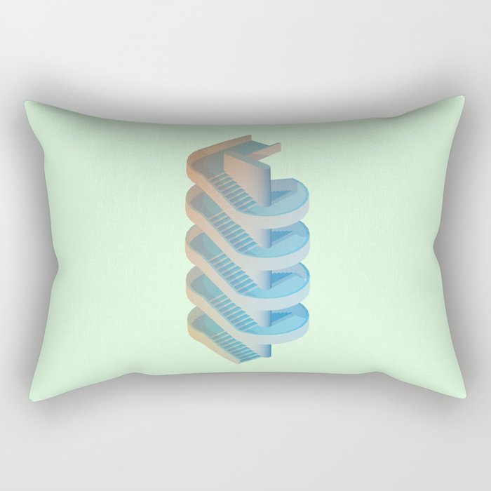 Circulation Rectangular Pillow