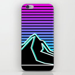 Retro Mountainscape iPhone Skin