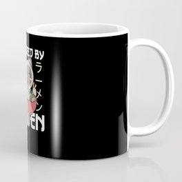 Powered By Ramen Cute Cat Eats Ramen Siamese Cat Mug