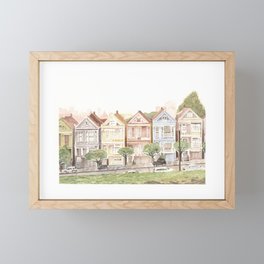Painted Ladies on our Wedding Day Framed Mini Art Print