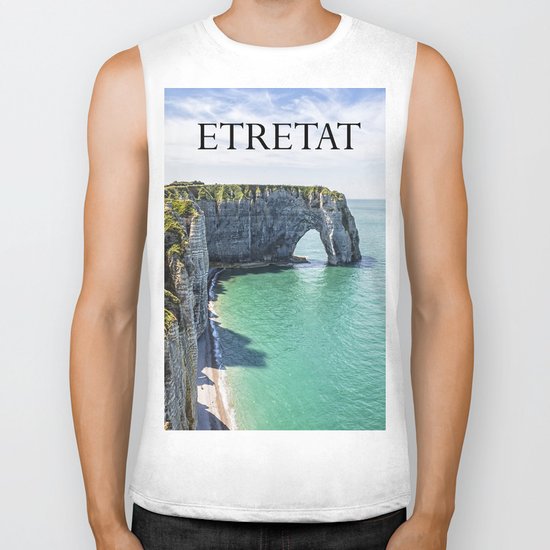The cliffs of Etretat Biker Tank