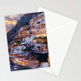 Panoramas of Italy, Positano Stationery Card