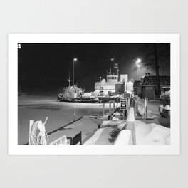 "Docks at Night" Art Print