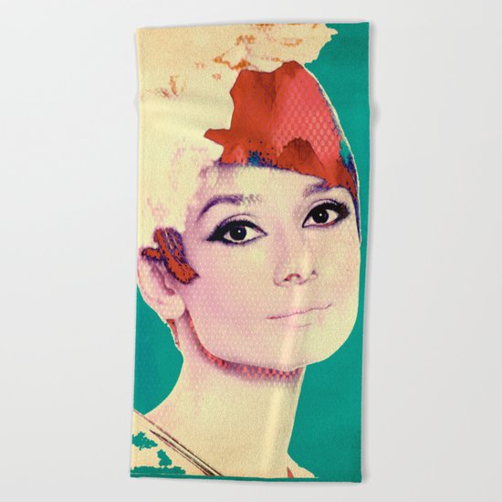 AUDREY HEPBURN Beach Towel