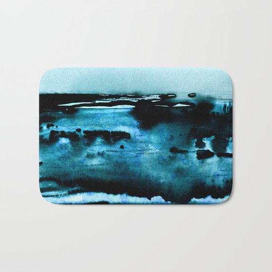 marine luminescence Bath Mat