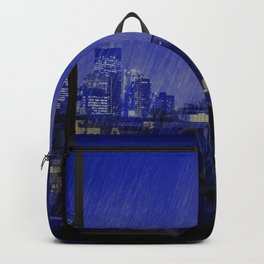 Girl in city Backpack