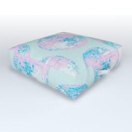 Disco Ball – Pastel Outdoor Floor Cushion