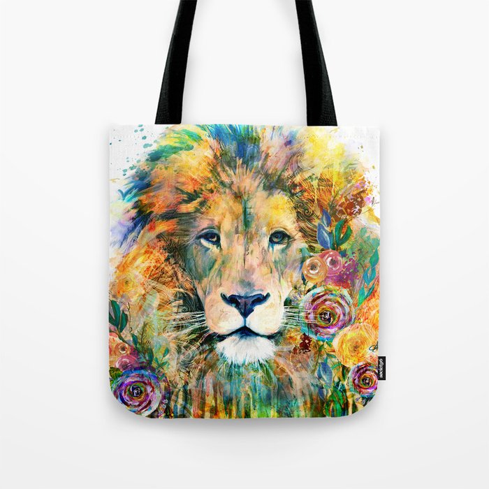 Garden of the Wild ~ LION Tote Bag