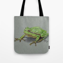 Green Frog Tote Bag