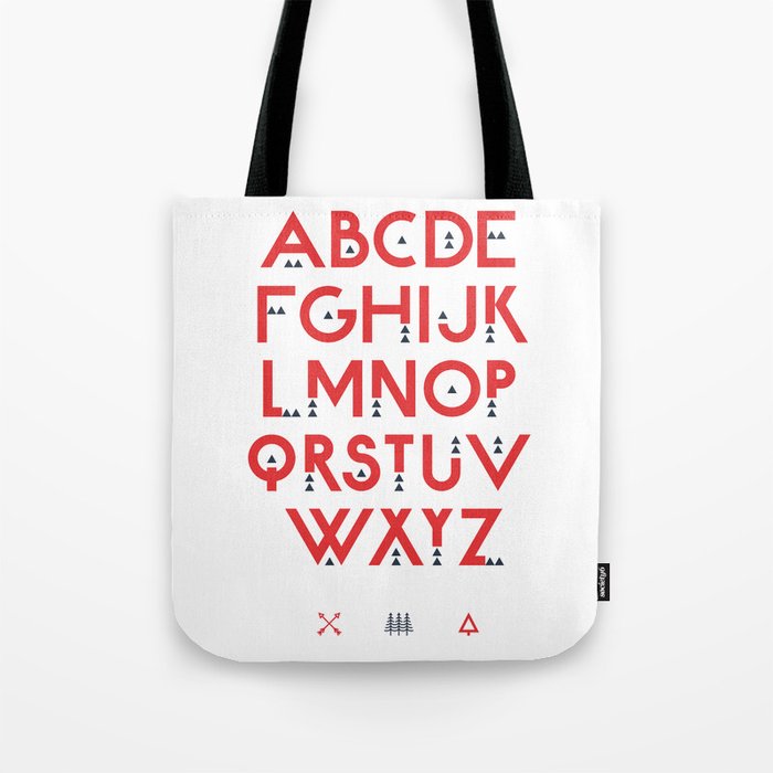 Alphabet Test Tote Bag