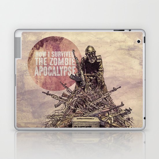 How I Survived The Zombie Apocalypse Laptop & iPad Skin