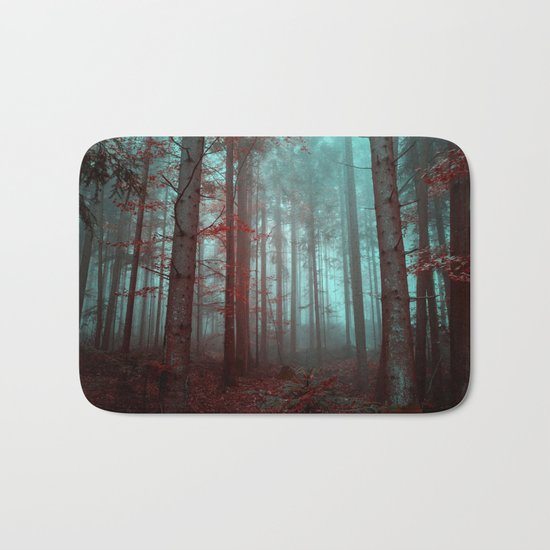 Mysterious Forest Bath Mat