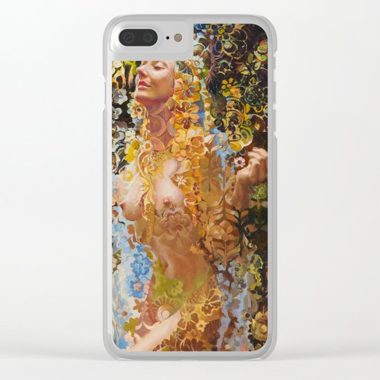 Psychotropic Veil Clear iPhone Case