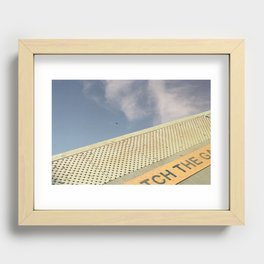 Watch The Gap Recessed Framed Print