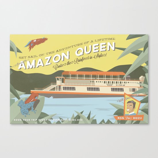 The Amazon Queen Canvas Print
