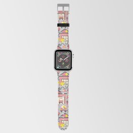 Firefighter Chicks On Gray Apple Watch Band