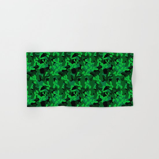 Camouflage (Green) Hand & Bath Towel