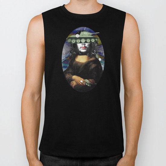 Mona Vara Collage 2 Biker Tank