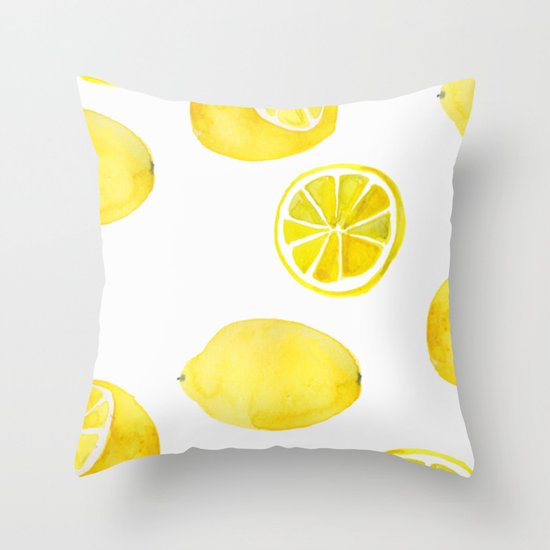 Lemon -ade Throw Pillow