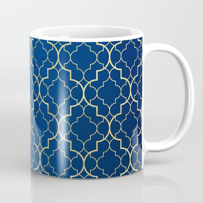 Elegant Oriental Pattern - Blue Coffee Mug