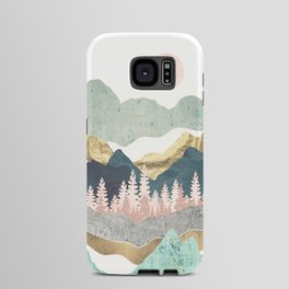 Summer Vista Android Case | Pink, Aqua, Wanderlust, Landscape, Watercolor, Digital, Blue, Dream, Trees, Vista 