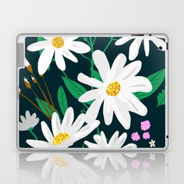 Birthday Flowers - April Daisy Laptop & iPad Skin