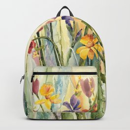 Spring Medley Flowers Backpack