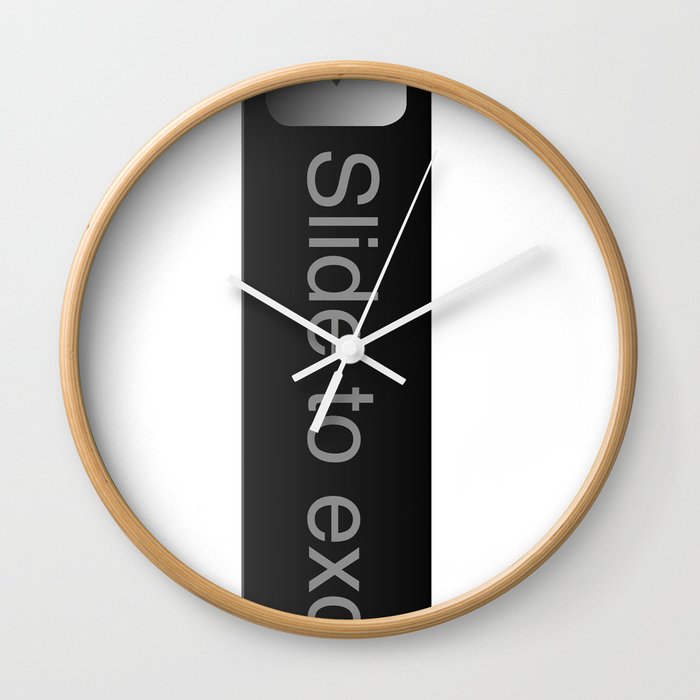 Slide... Wall Clock