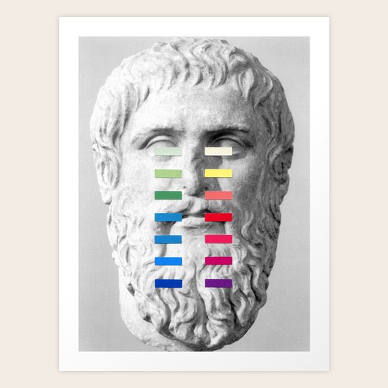 Sculpture With A Spectrum 1 Art Print