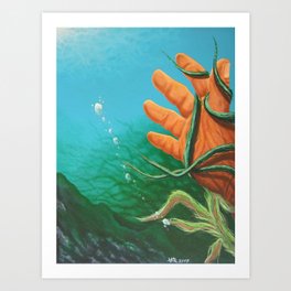 The Drowning Art Print
