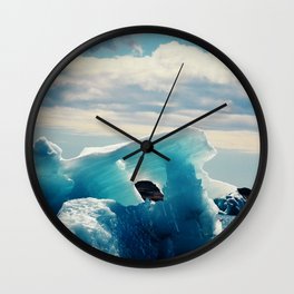 Ice Blue Wall Clock
