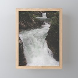 Nature photography, magic river Framed Mini Art Print