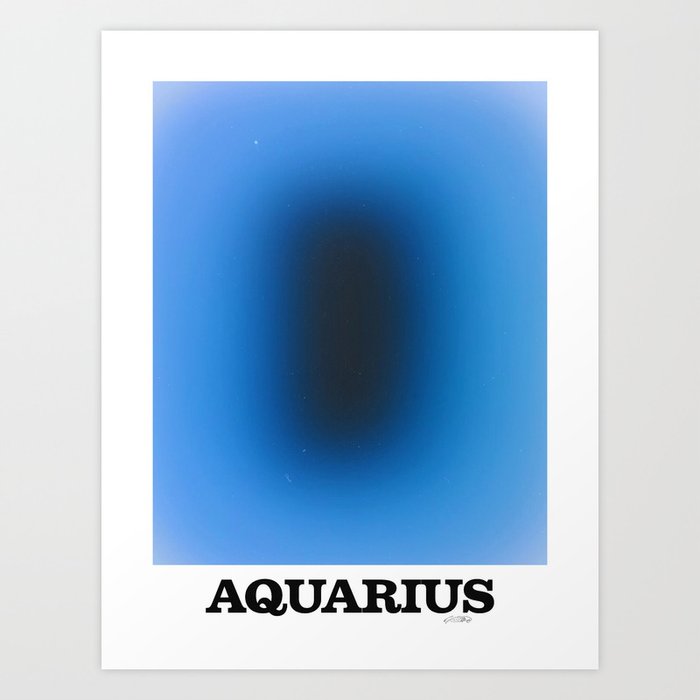 aquarius aura Art Print